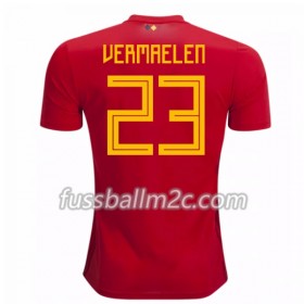 Fußballtrikots Belgien Vermaelen 23 Heim Trikotsatz WM 2018